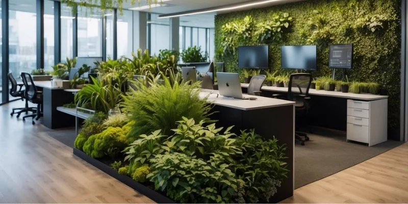 Wicker chair on blue rug