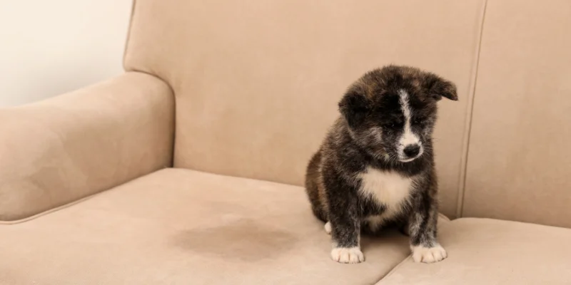 Wicker chair on blue rug